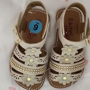 Rachel Shoes Toddler Girl Gold Gladiator Sandals New Size 6